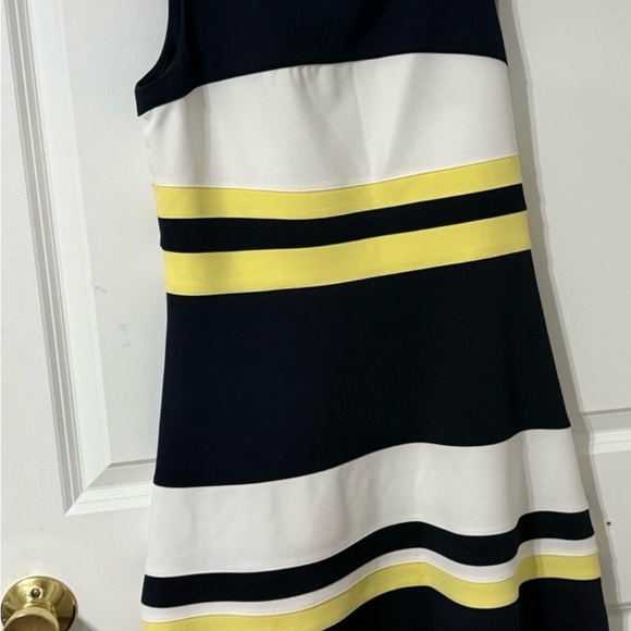 Tommy Hilfiger Black and Yellow Striped Dress - Picture 3 of 5